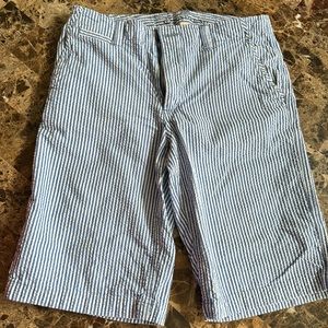 Boys Lands’ End Seersucker Shorts